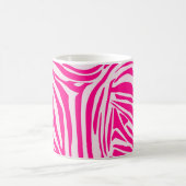 Rosa Zebra Kaffeetasse (Mittel)