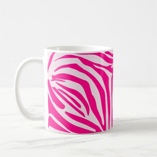 Rosa Zebra Kaffeetasse (Links)
