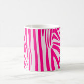 Rosa Zebra Kaffeetasse (Mittel)