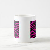 Rosa Zebra Kaffeetasse (Mittel)