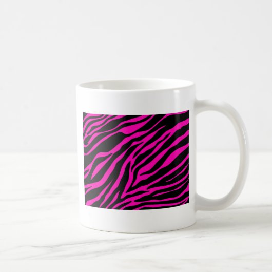 Rosa Zebra Kaffeetasse (Rechts)