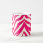 Rosa Zebra Kaffeetasse (Mittel)