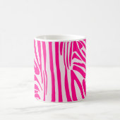 Rosa Zebra Kaffeetasse (Mittel)