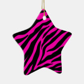 Rosa Zebra Keramikornament (Rechts)
