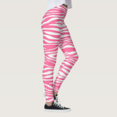 Rosa Zebra-Leggings Leggings (Rechts)