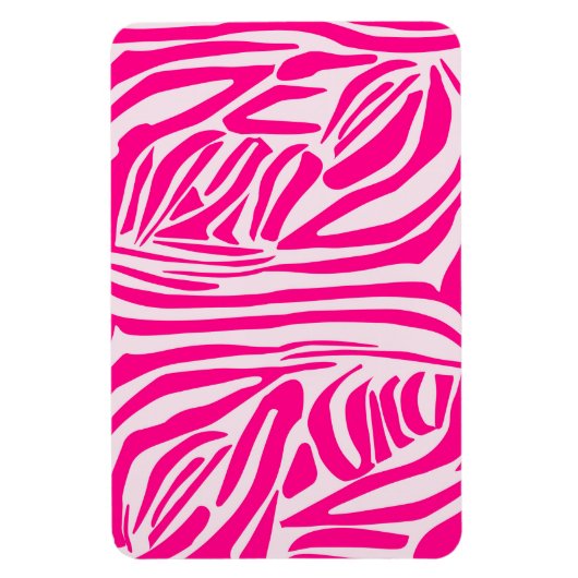 Rosa Zebra Magnet (Vertikal)