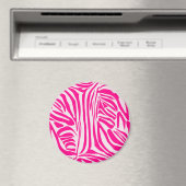 Rosa Zebra Magnet (In Situ (Geschirrspüler))