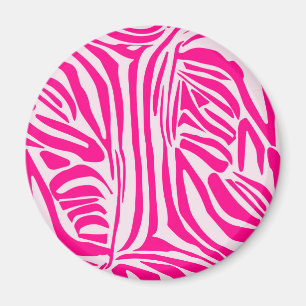 Rosa Zebra Magnet
