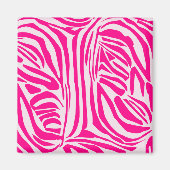 Rosa Zebra Magnet (Vorne)
