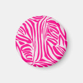 Rosa Zebra Magnet (Vorne)