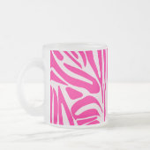 Rosa Zebra Mattglastasse (Links)