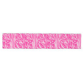 Rosa Zebra Mittelgroßer Tischläufer (Horizontal)