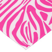 Rosa Zebra Mittelgroßer Tischläufer (Ecke)