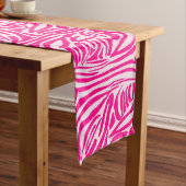 Rosa Zebra Mittelgroßer Tischläufer (Beispiel)