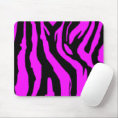 Rosa Zebra Mousepad (Mit Mouse)