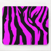 Rosa Zebra Mousepad (Vorne)