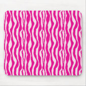 Rosa Zebra Mousepad (Vorne)