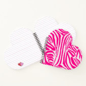Rosa Zebra Notizblock (Innenseite)