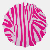 Rosa Zebra Ornament Karte (Rückseite)