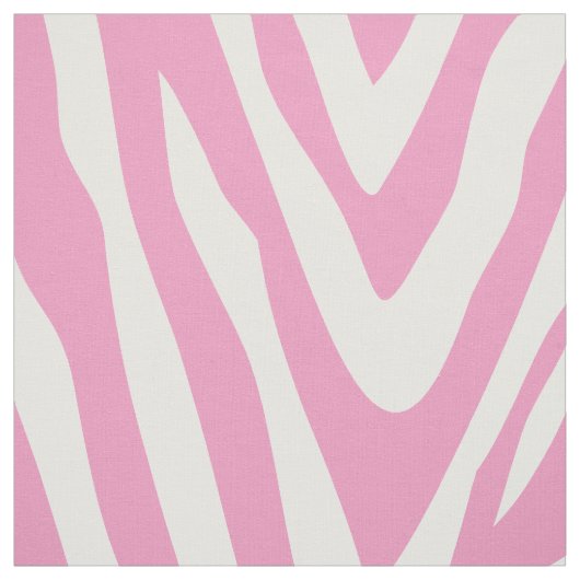 Rosa Zebra Print Groß Stoff (Muster)