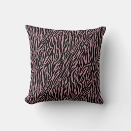 Rosa Zebra Print Kissen
