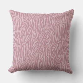 Rosa Zebra Print Kissen
