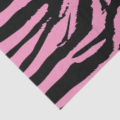 Rosa Zebra Print Seidenpapier (Ausschnitt)