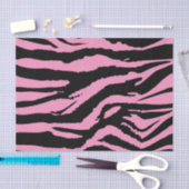 Rosa Zebra Print Seidenpapier (Handwerk)
