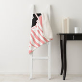 Rosa Zebra Print Sherpadecke (Beispiel)