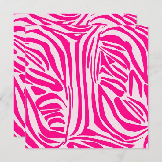 Rosa Zebra Programm (Vorne/Hinten)