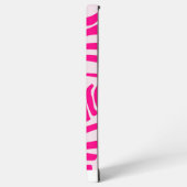 Rosa Zebra Samsung Galaxy Hülle (Linke Seite)