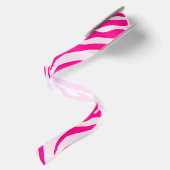 Rosa Zebra Satinband (Rückseite)