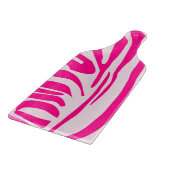 Rosa Zebra Schneidebrett (Ecke)