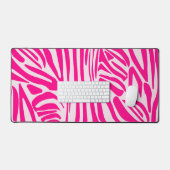 Rosa Zebra Schreibtischunterlage (Tastatur & Maus)