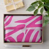 Rosa Zebra Seidenpapier (Geschenk)