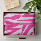 Rosa Zebra Seidenpapier (Geschenk)