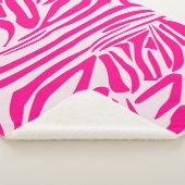 Rosa Zebra Sherpadecke (3/4)