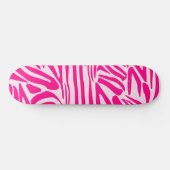 Rosa Zebra Skateboard (Horizontal)