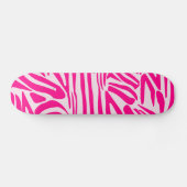 Rosa Zebra Skateboard (Horizontal)