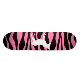 Rosa Zebra-Skateboard Skateboard