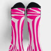 Rosa Zebra Socken (Oben)