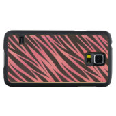Rosa Zebra-Streifen-Hintergrund (Vorderseite (Horizontal))