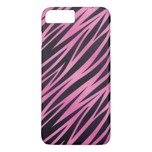 Rosa Zebra-Streifen-Hintergrund Case-Mate iPhone Hülle