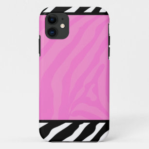 Rosa Zebra-Streifen modischer iPhone 5 Fall 11 Hülle