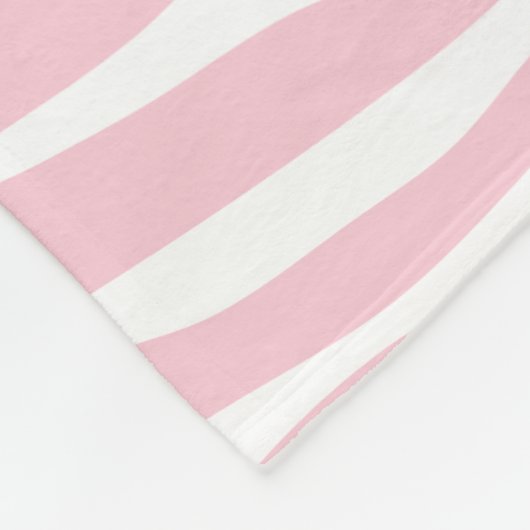 Rosa Zebra Streifen Wild Animal Print Zebra Muster Fleecedecke (Ecke)