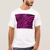 Rosa Zebra T-Shirt (Vorderseite)