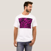 Rosa Zebra T-Shirt (Vorne ganz)