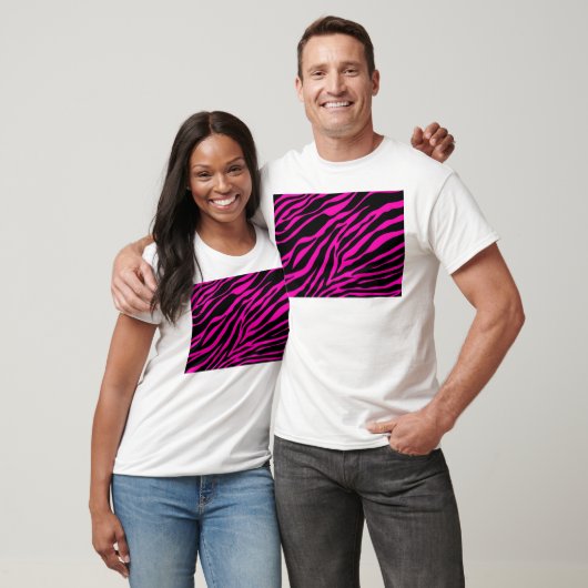 Rosa Zebra T-Shirt (Unisex)