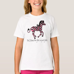 Rosa Zebra T-Shirt