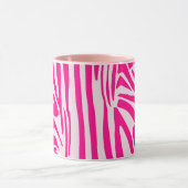 Rosa Zebra Tasse (Zentrum)